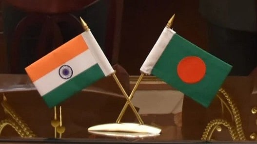 Flag of India and Bangladesh
